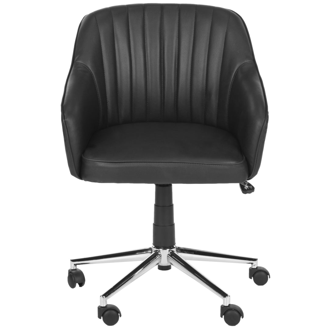 SAFAVIEH Hilda Desk Chair Black Image 2