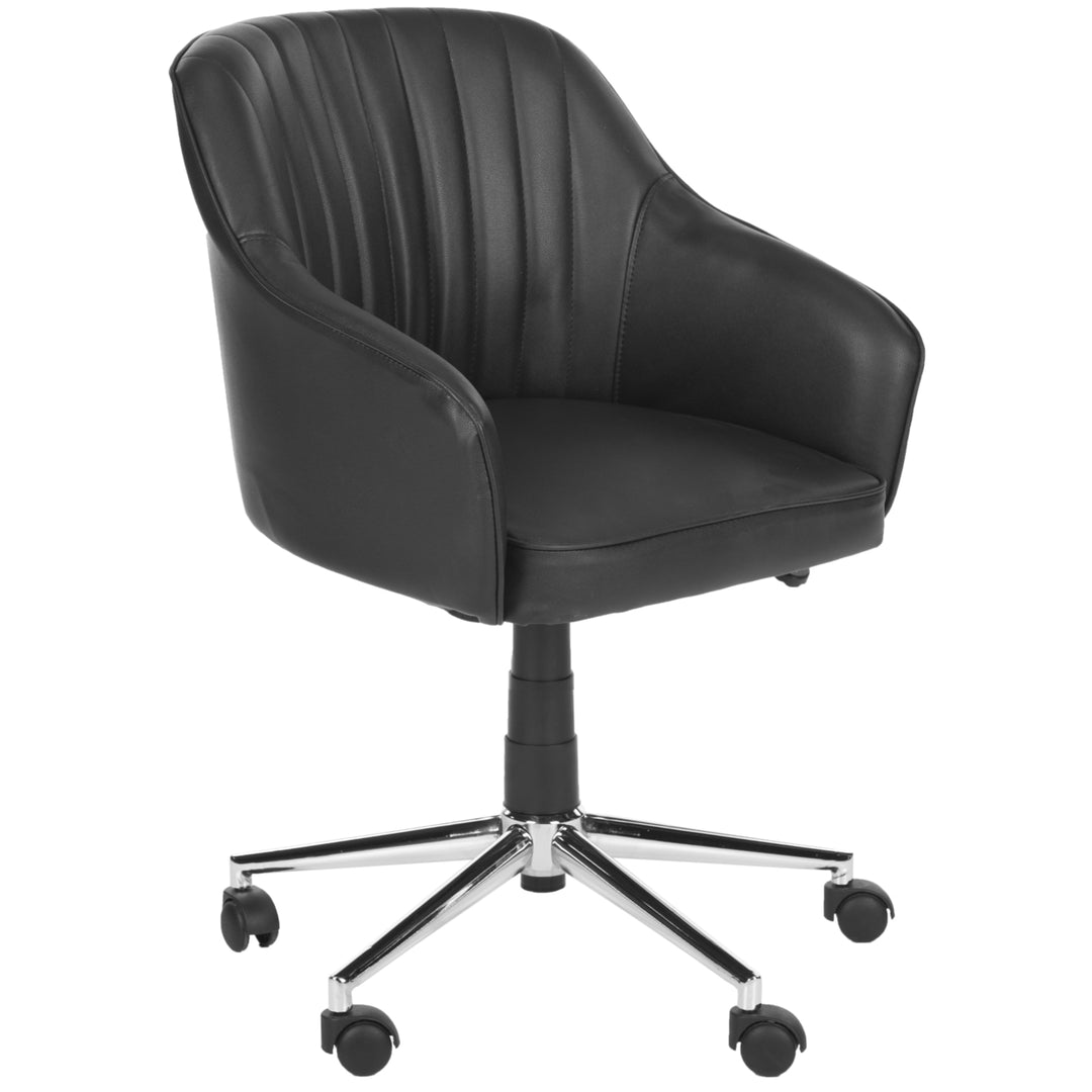 SAFAVIEH Hilda Desk Chair Black Image 3