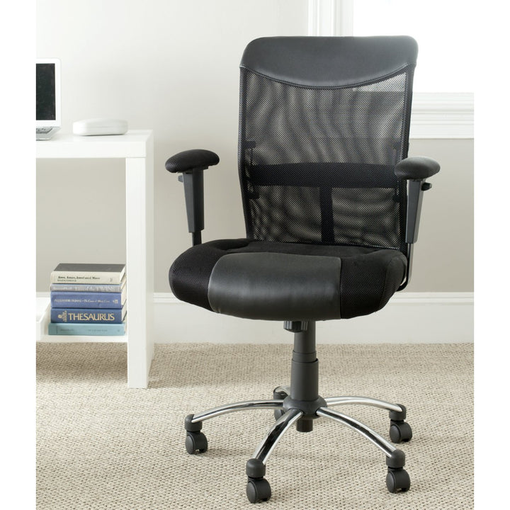 SAFAVIEH Bernard Desk Chair Black Image 1