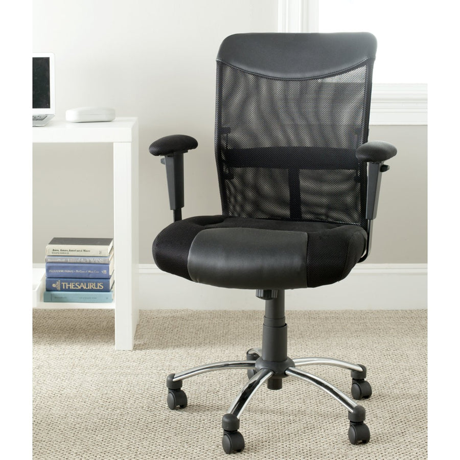 SAFAVIEH Bernard Desk Chair Black Image 1