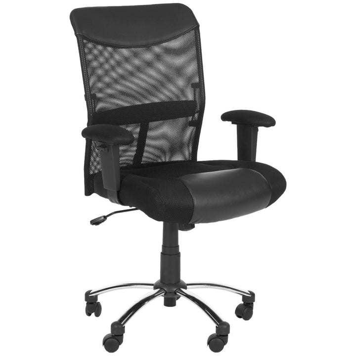 SAFAVIEH Bernard Desk Chair Black Image 3