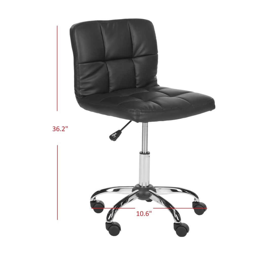 SAFAVIEH Brunner Desk Chair Black Image 5