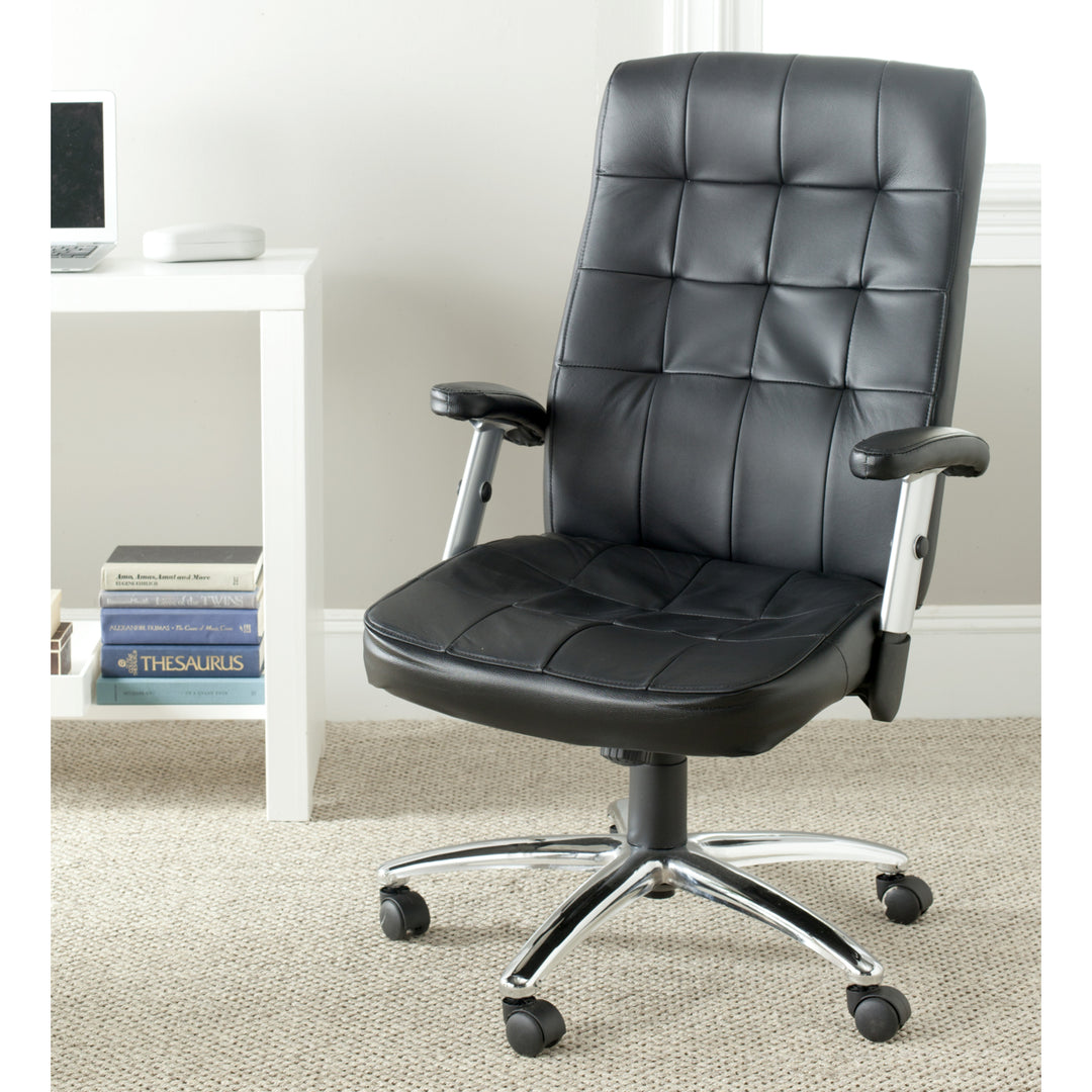 SAFAVIEH Olga Desk Chair Black Image 1