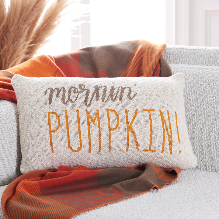 SAFAVIEH Morning Pumpkin Pillow Beige Image 1