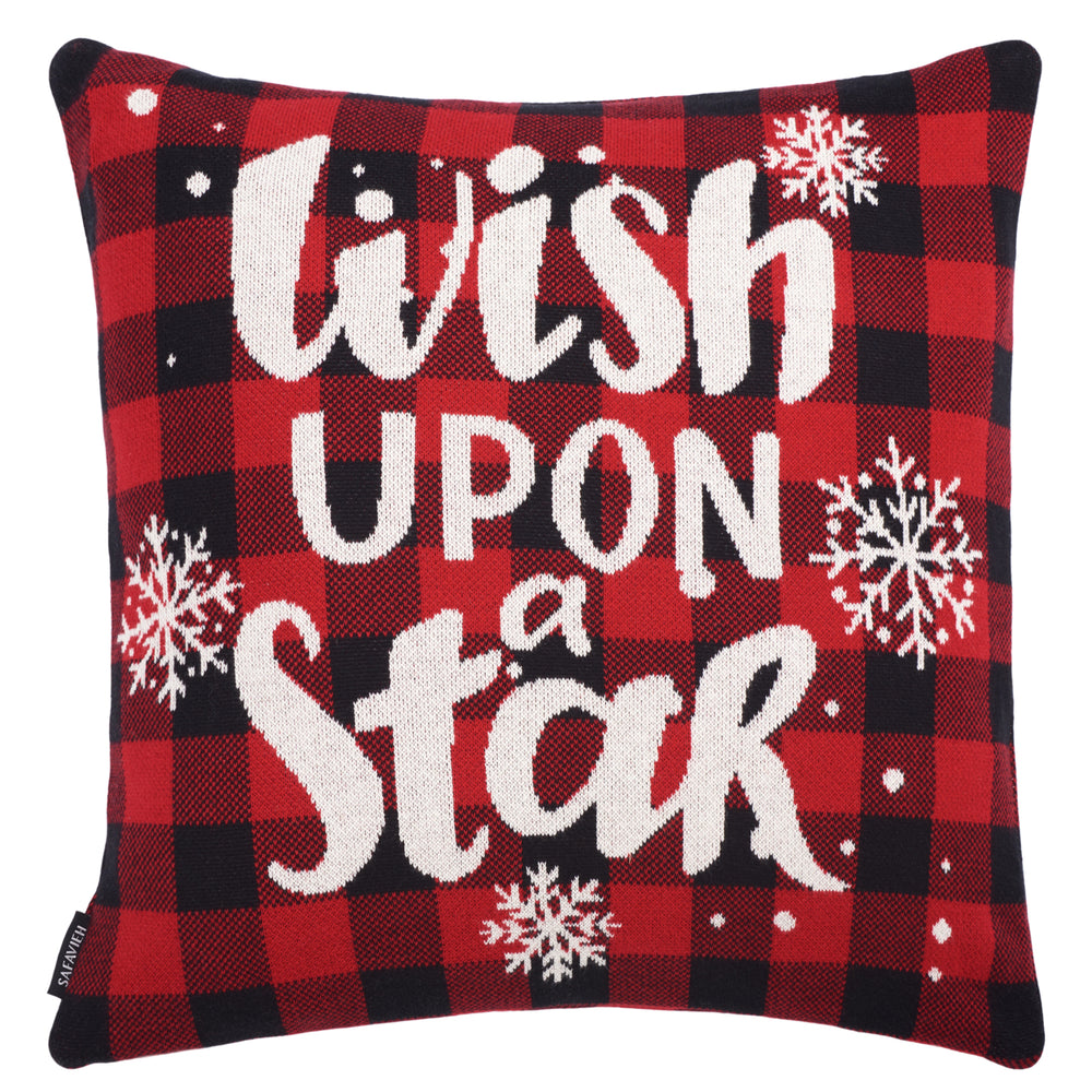 SAFAVIEH Wish Pillow Red Image 2