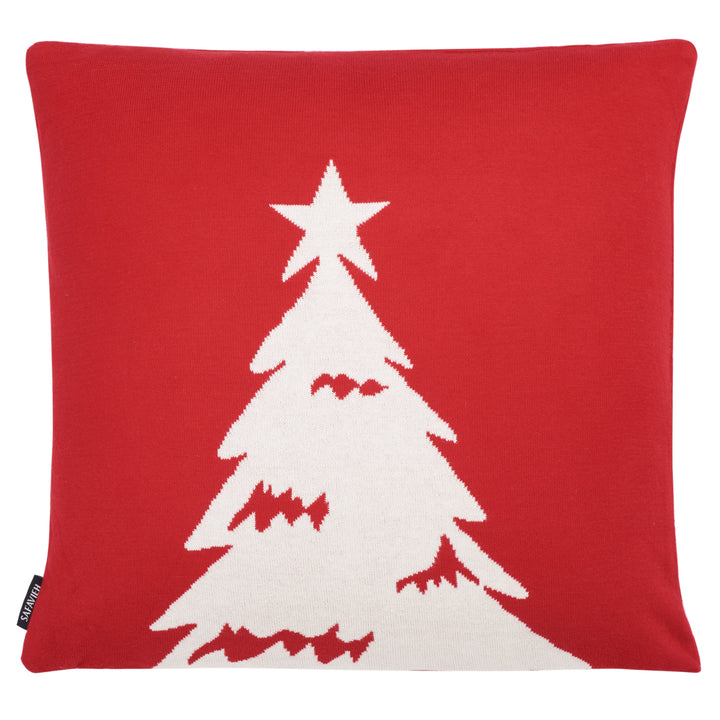 SAFAVIEH Miracle Pillow Red / White Image 2