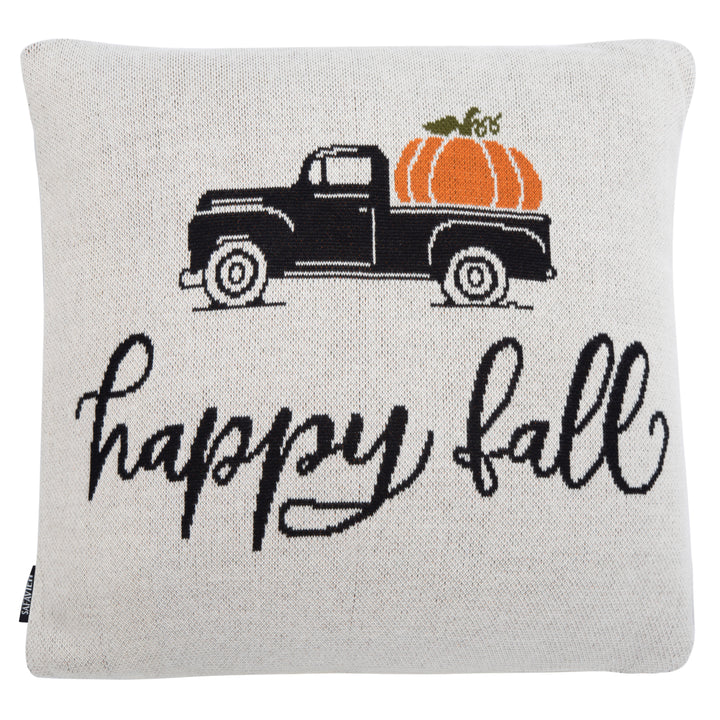 SAFAVIEH Fall Truck Pillow Beige Image 1