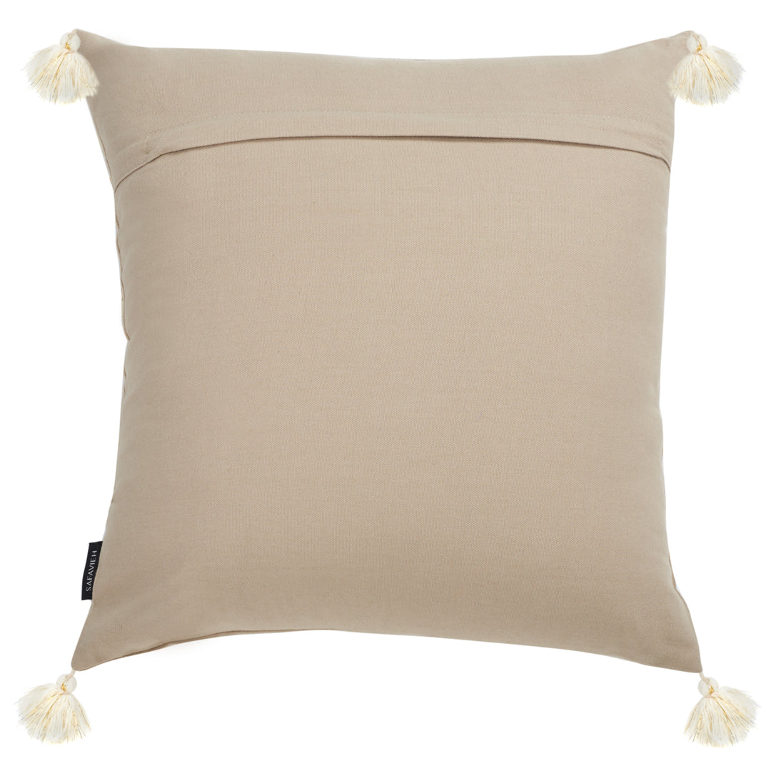 SAFAVIEH Celine Tree Pillow Beige / White Image 3