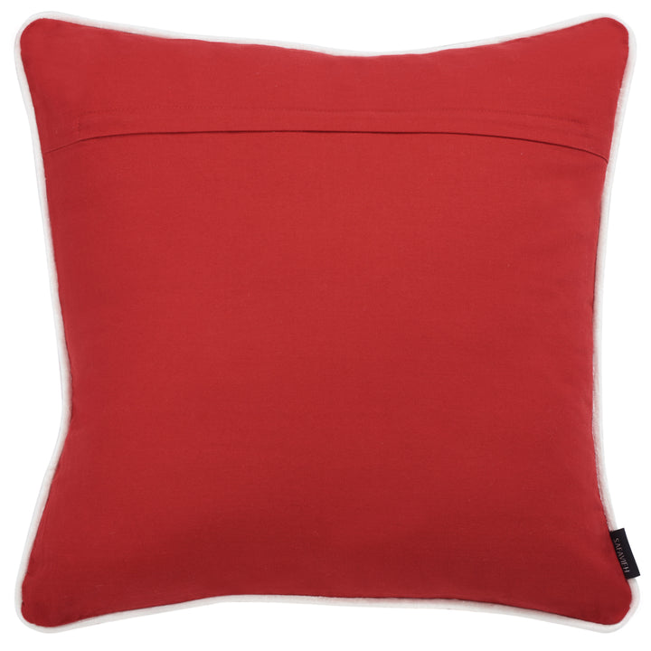 SAFAVIEH Peace And Joy Pillow Red / White Image 3