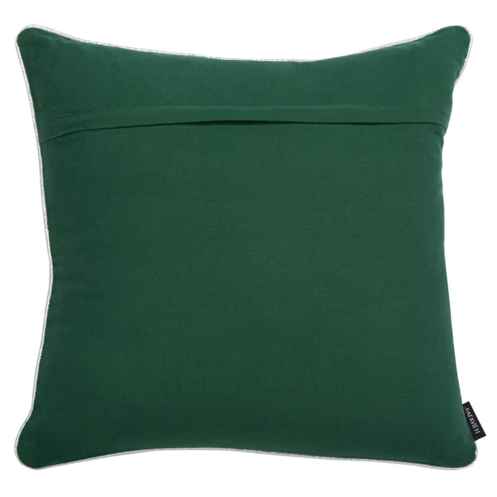 SAFAVIEH Winter Tree Pillow Green / Silver Image 3