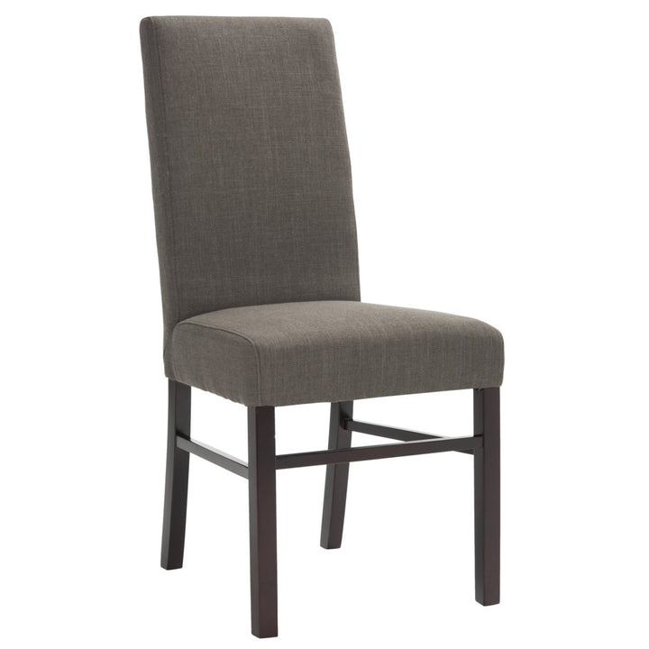 SAFAVIEH Classic 20H Linen Side Chair Set of 2 Charcoal Image 3