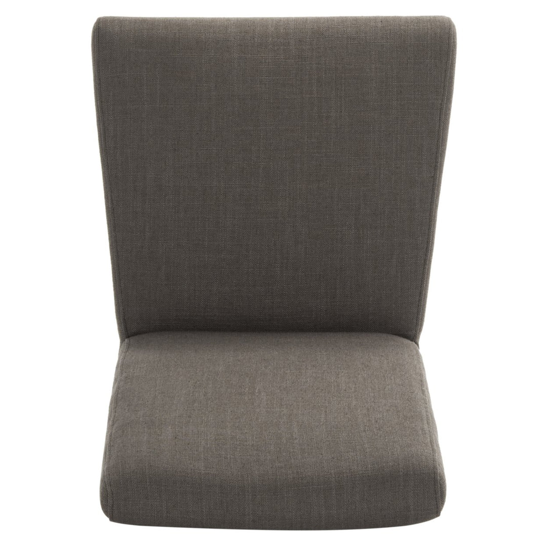SAFAVIEH Classic 20H Linen Side Chair Set of 2 Charcoal Image 4