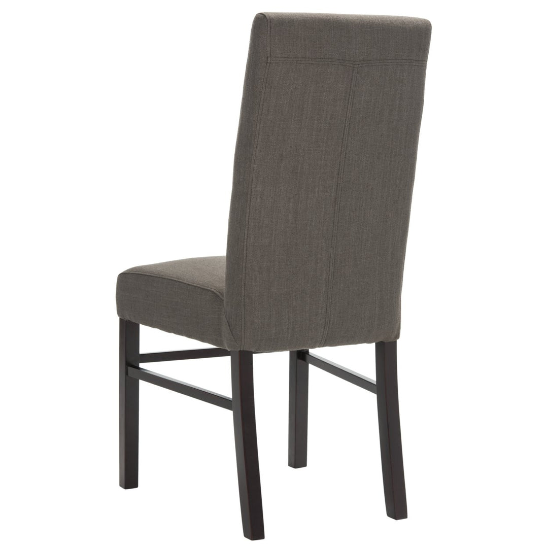SAFAVIEH Classic 20H Linen Side Chair Set of 2 Charcoal Image 8