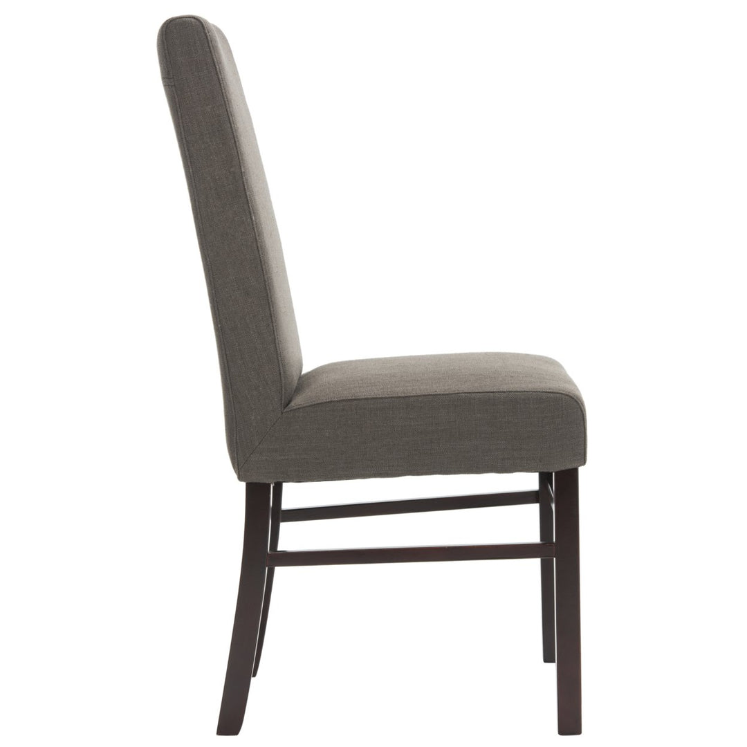 SAFAVIEH Classic 20H Linen Side Chair Set of 2 Charcoal Image 10