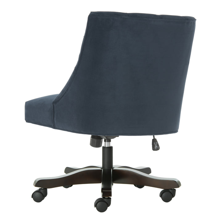 SAFAVIEH Soho Tufted Velvet Swivel Desk Chair Navy Image 8