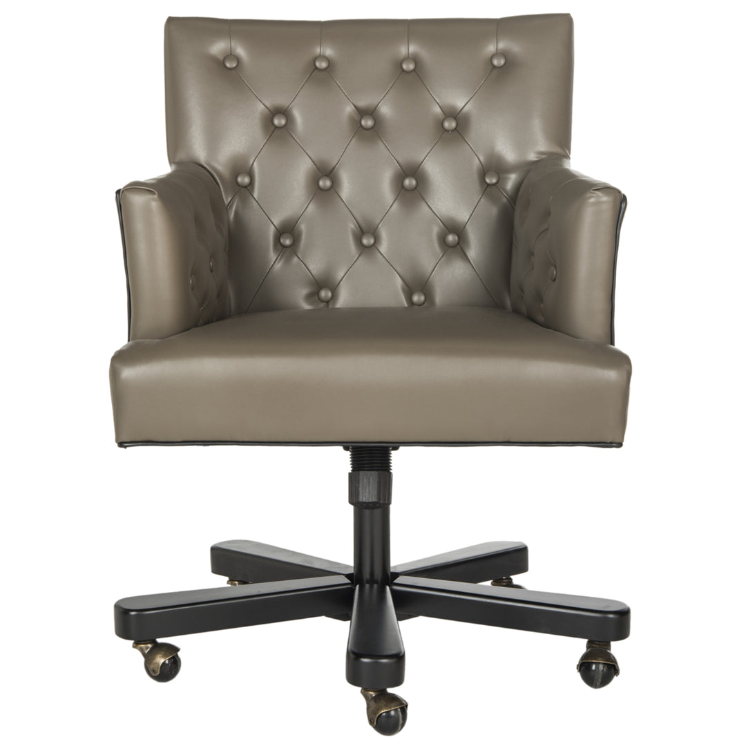 SAFAVIEH Chambers Office Chair Clay / Black Image 2