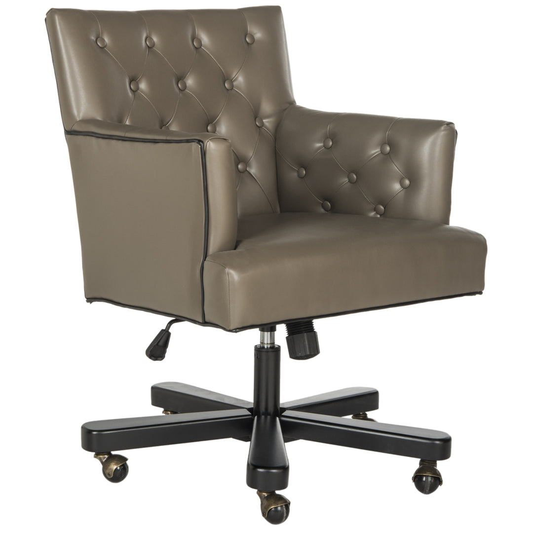 SAFAVIEH Chambers Office Chair Clay / Black Image 3