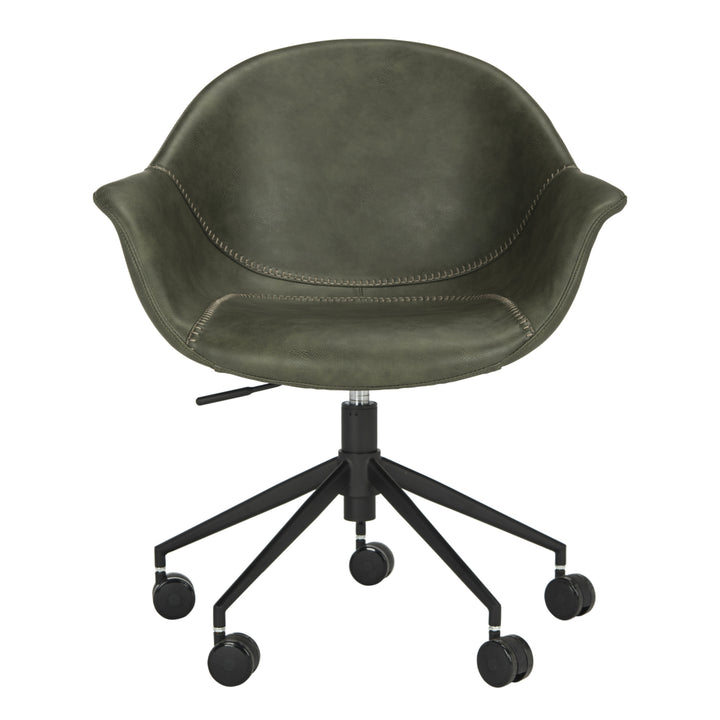 SAFAVIEH Ember Office Chair Green / Black Image 2