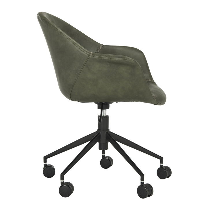 SAFAVIEH Ember Office Chair Green / Black Image 3