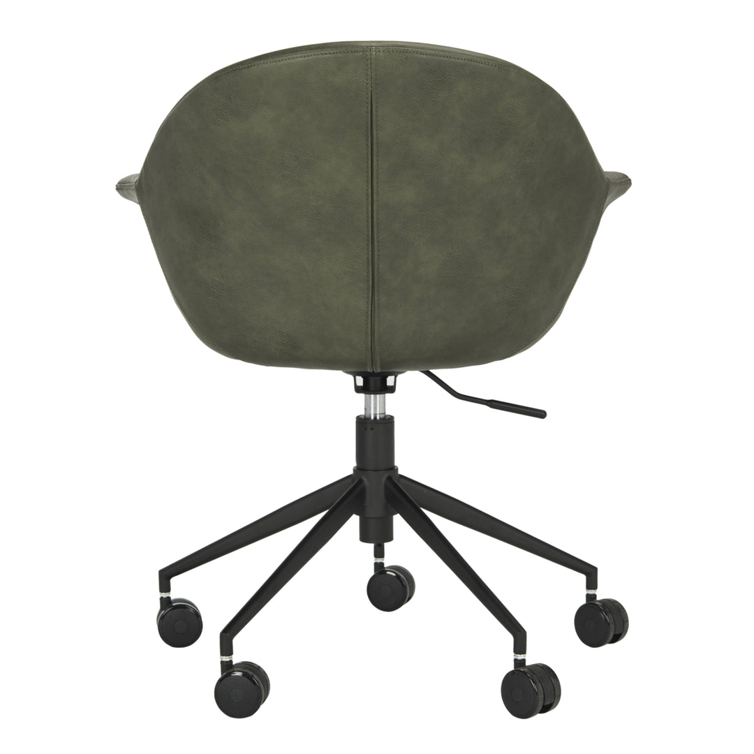 SAFAVIEH Ember Office Chair Green / Black Image 6