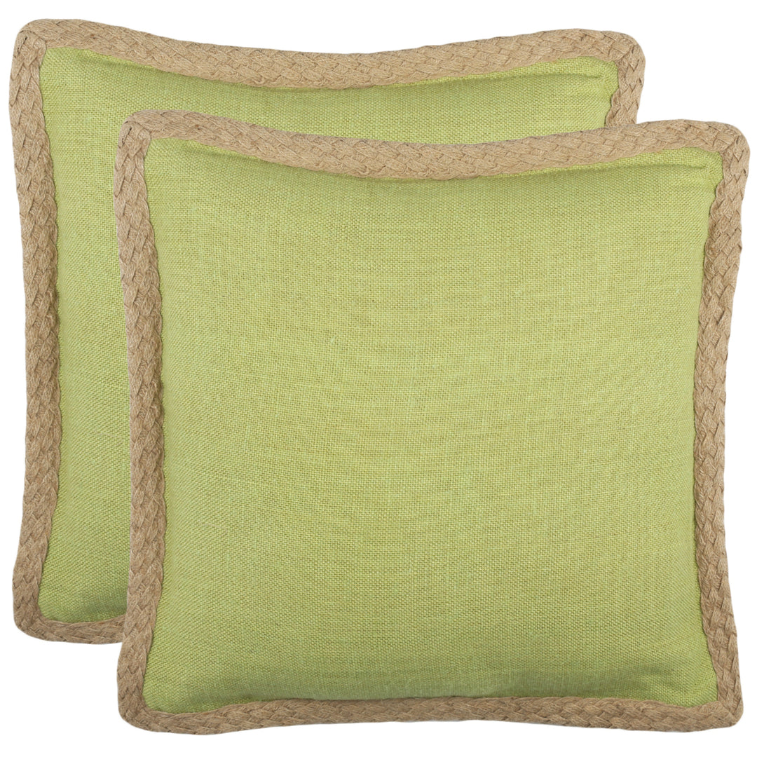 SAFAVIEH Sweet Sorona Pillow Set of 2 Green Image 4