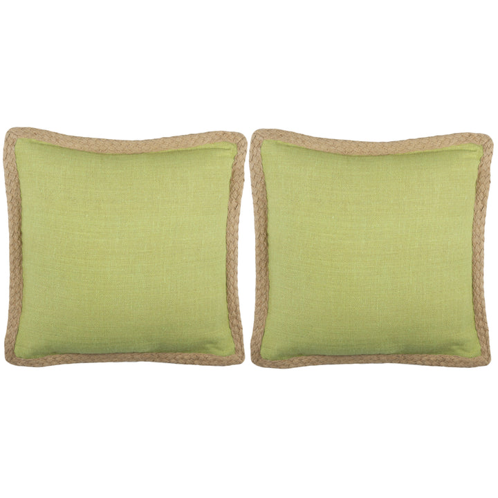 SAFAVIEH Sweet Sorona Pillow Set of 2 Green Image 5