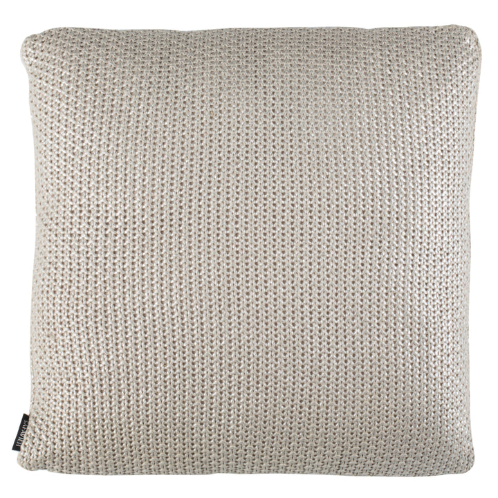 SAFAVIEH Tickled Grey Knit Pillow Grey / Silver Image 3