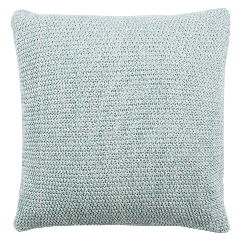 SAFAVIEH Liliana Knit Pillow Blue / Natural Image 2