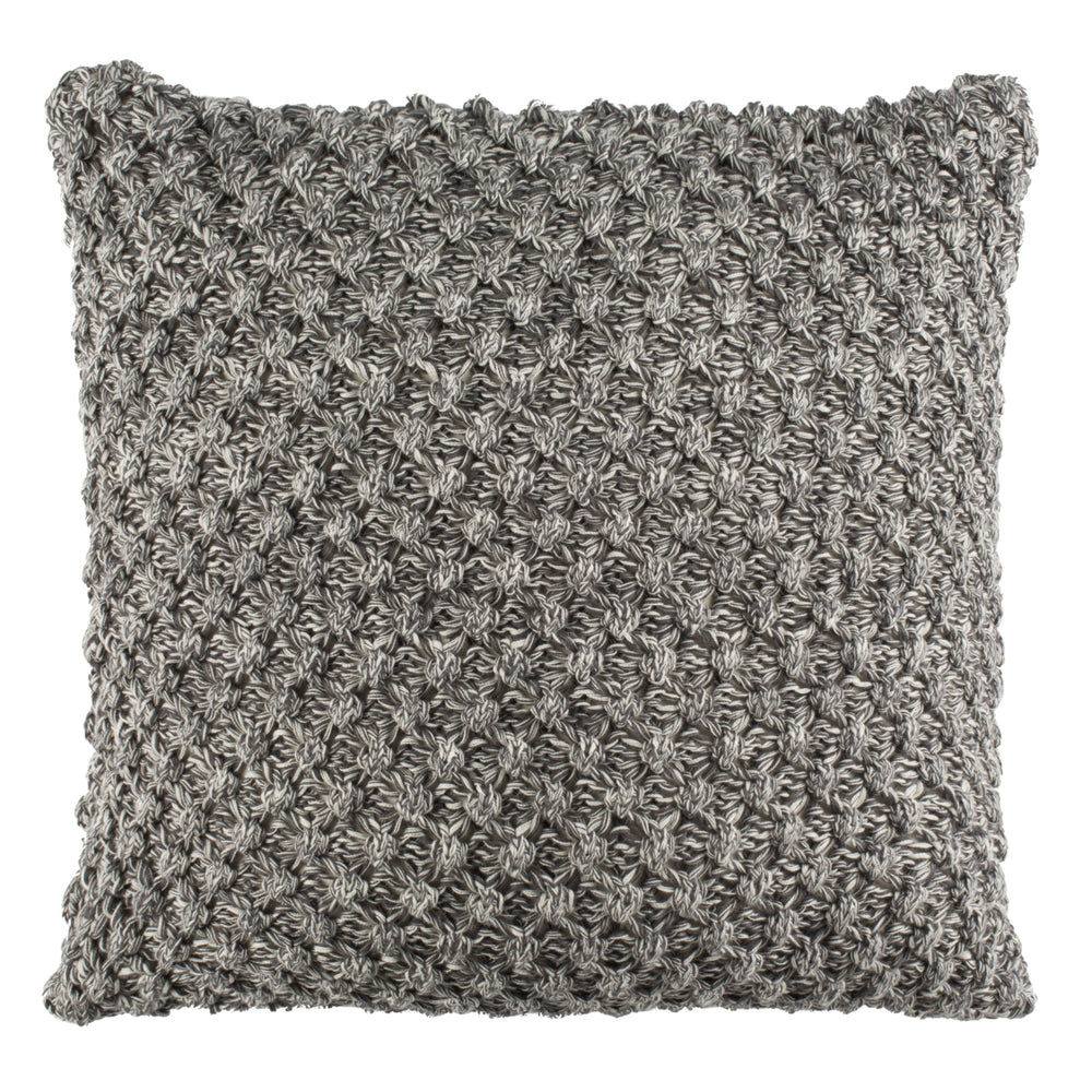 SAFAVIEH Janan Knit Pillow Grey / Natural Image 2