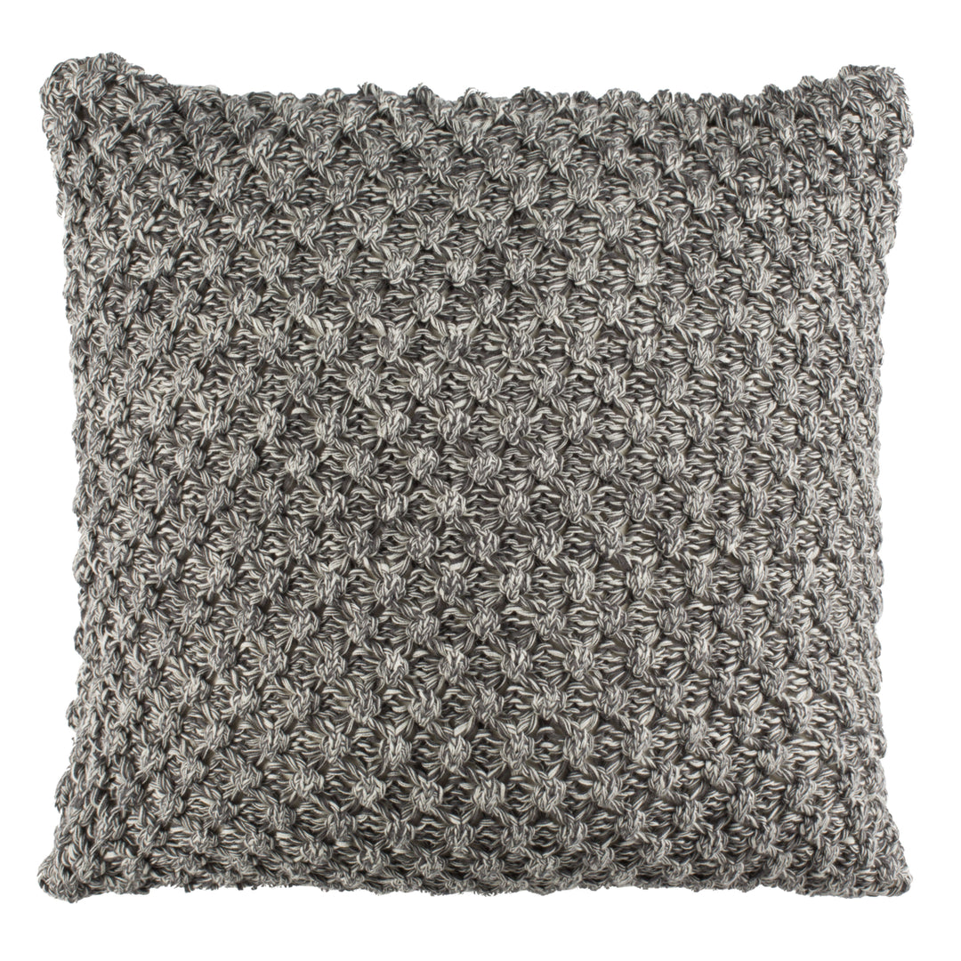 SAFAVIEH Janan Knit Pillow Grey / Natural Image 2