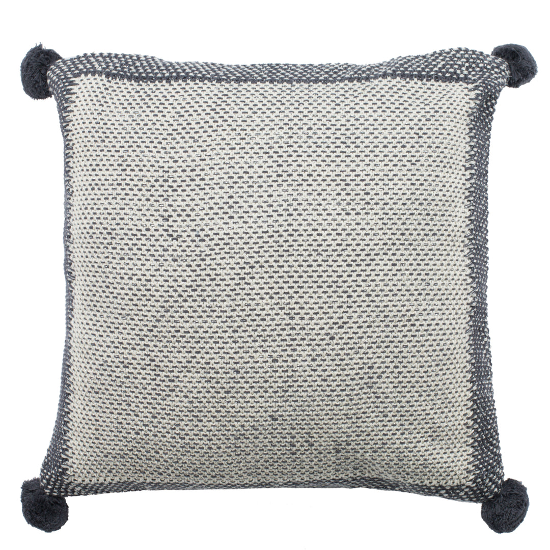 SAFAVIEH Dania Knit Pillow Grey / Natural Image 3