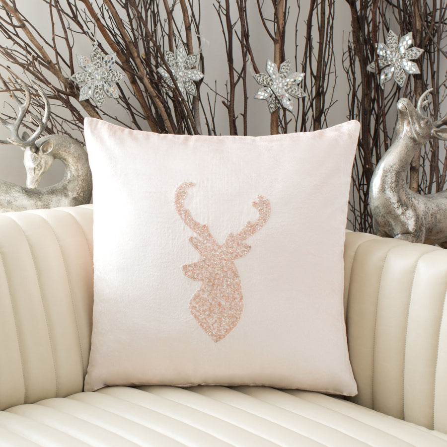 SAFAVIEH Rein Pillow Blush Image 1