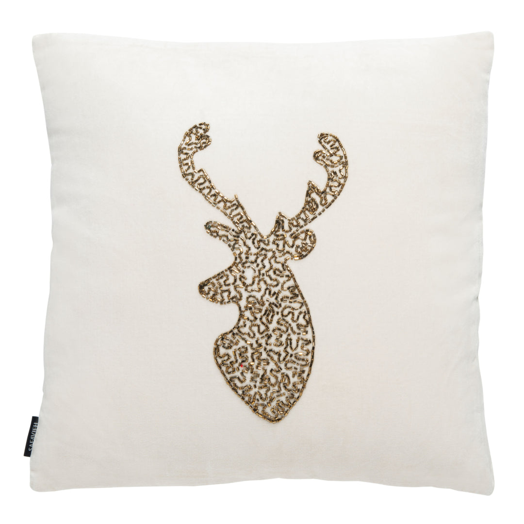 SAFAVIEH Rein Pillow Beige Image 2