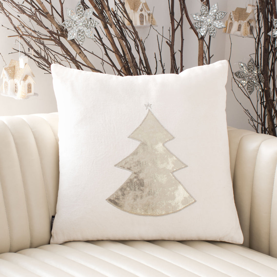 SAFAVIEH Noel Pillow Beige Image 1