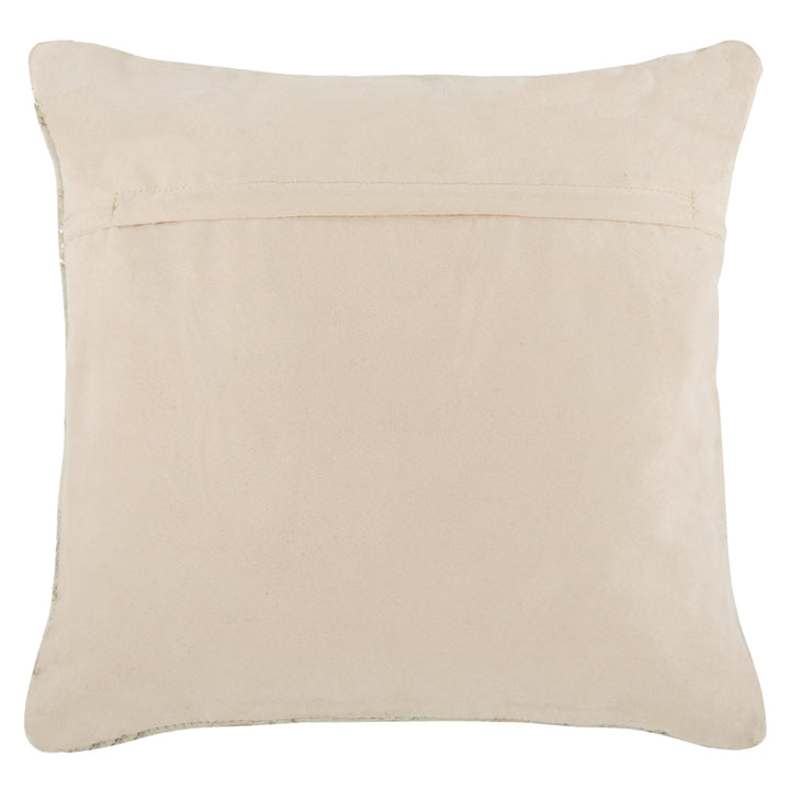 SAFAVIEH Metallic Herringbone Cowhide Pillow White / Gold Image 4