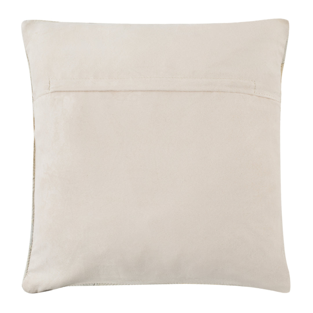 SAFAVIEH Tiled Cowhide Pillow White Image 4