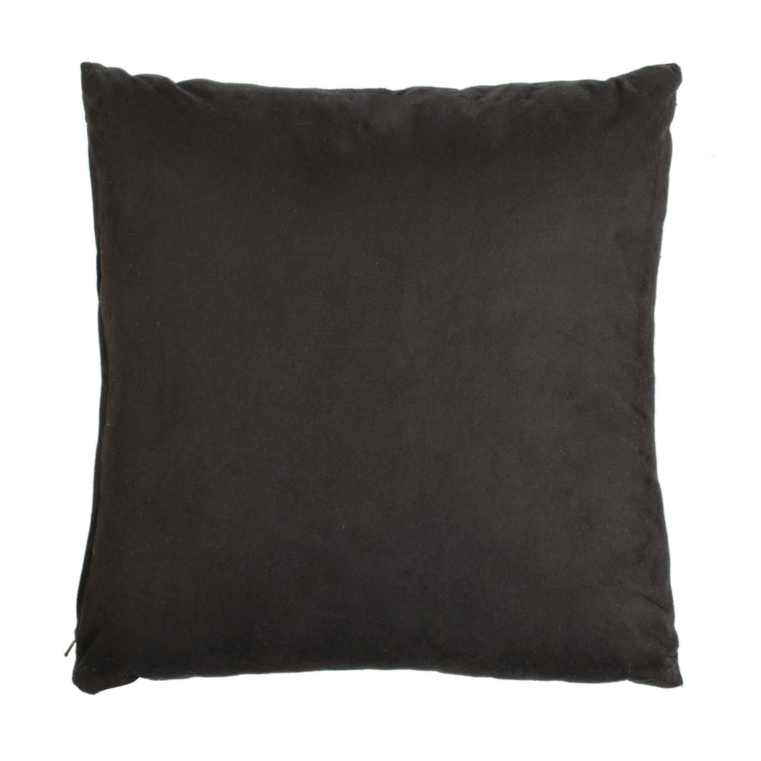 SAFAVIEH Sonoma Metallic Cowhide 20" x 20" Pillow Black Image 4