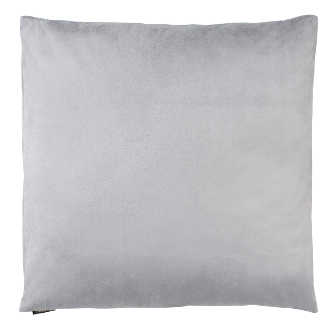SAFAVIEH Kinston Metallic Cowhide 20" x 20" Pillow Grey Image 3
