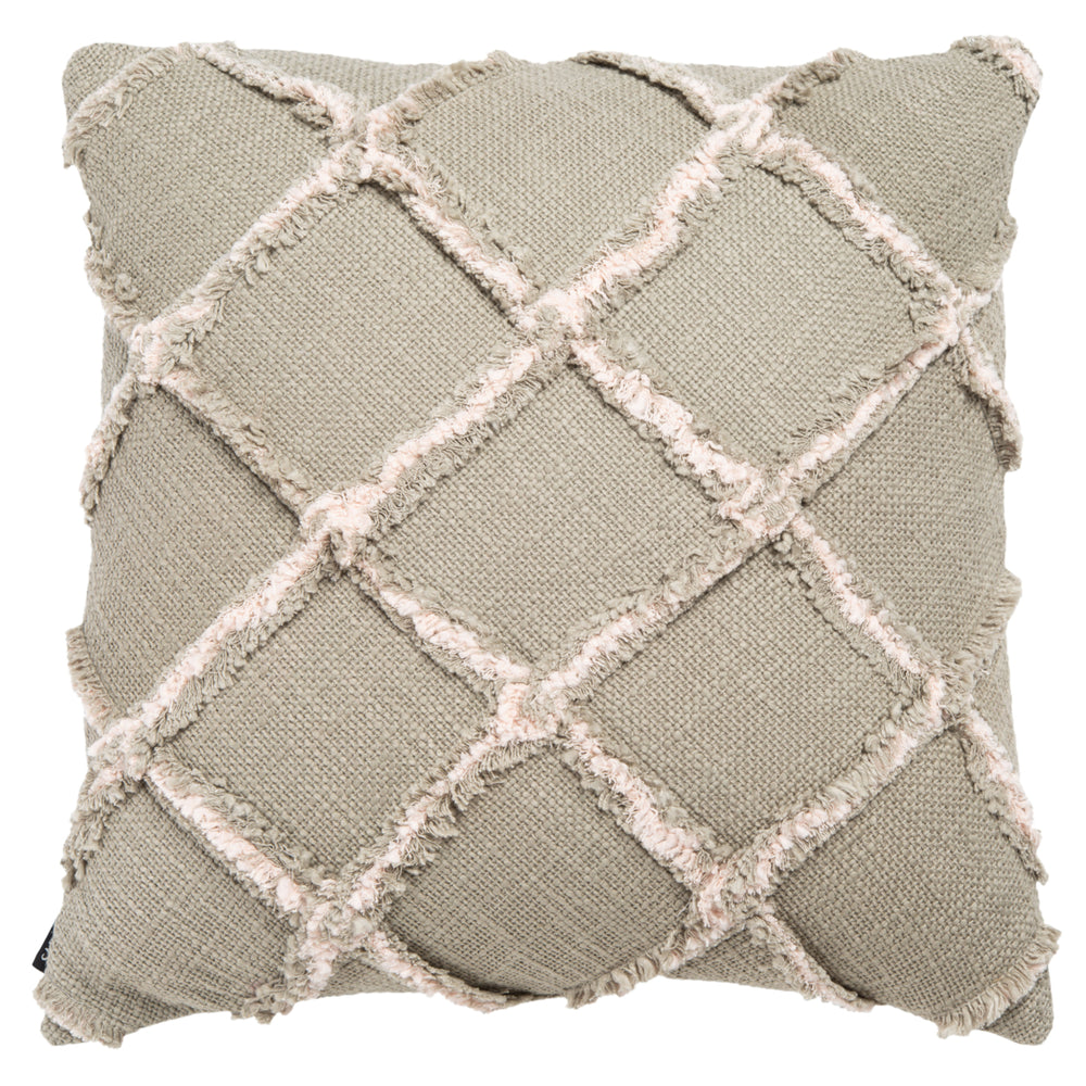 SAFAVIEH Ashlin Pillow Grey / Beige Image 2