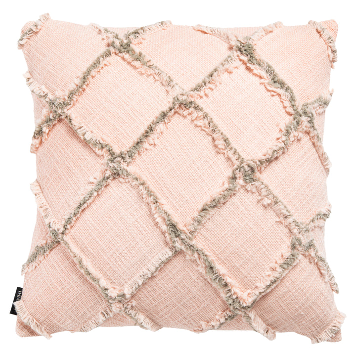 SAFAVIEH Ashlin Pillow Beige / Grey Image 2