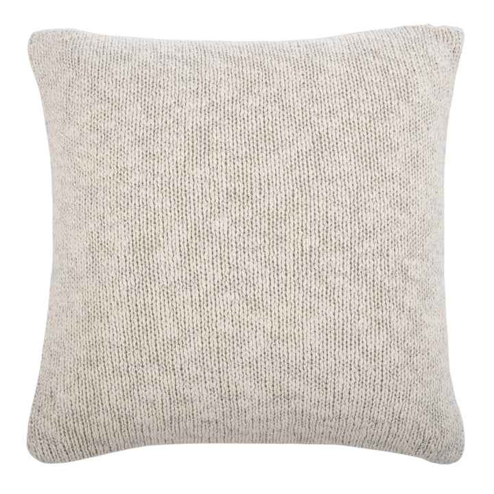 SAFAVIEH Ralen Knit Pillow Natural / Silver Image 4