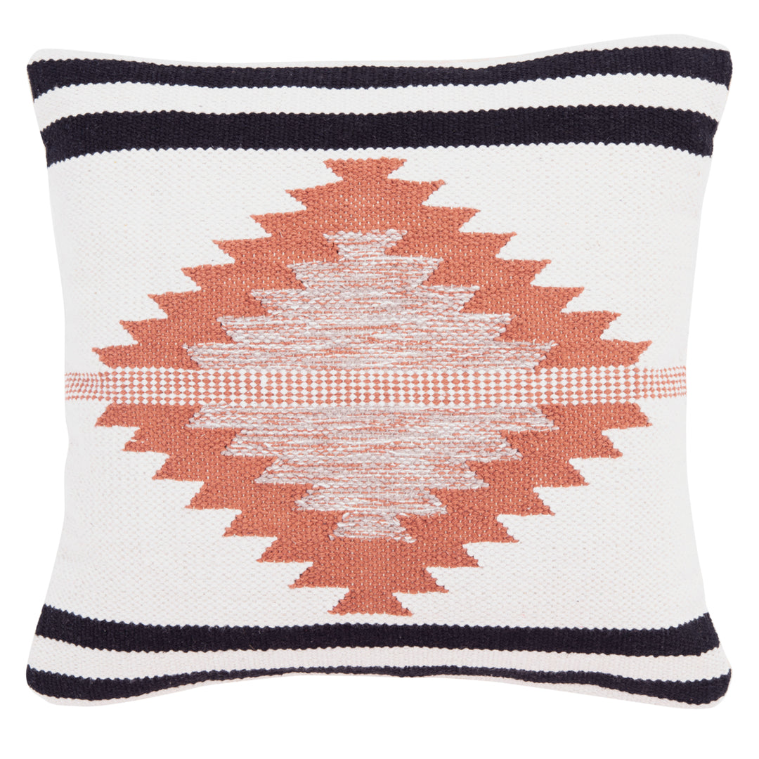 SAFAVIEH Saiko Pillow Rust / Beige Image 2