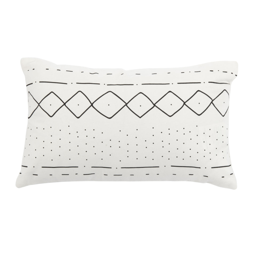 SAFAVIEH Tari Pillow Black / White Image 2