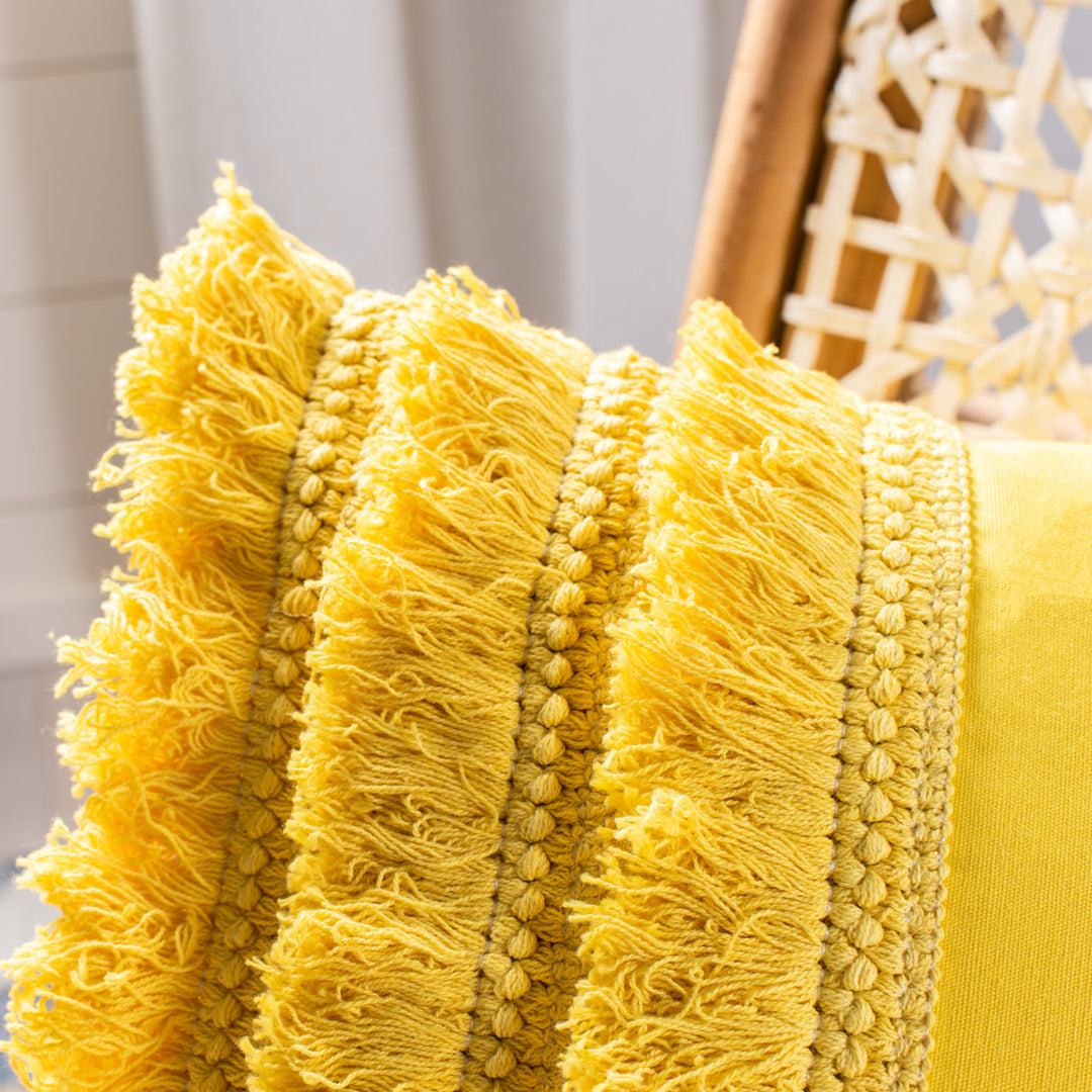 SAFAVIEH Grema Pillow Yellow Image 3