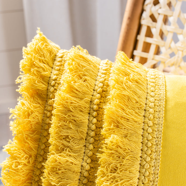 SAFAVIEH Grema Pillow Yellow Image 3