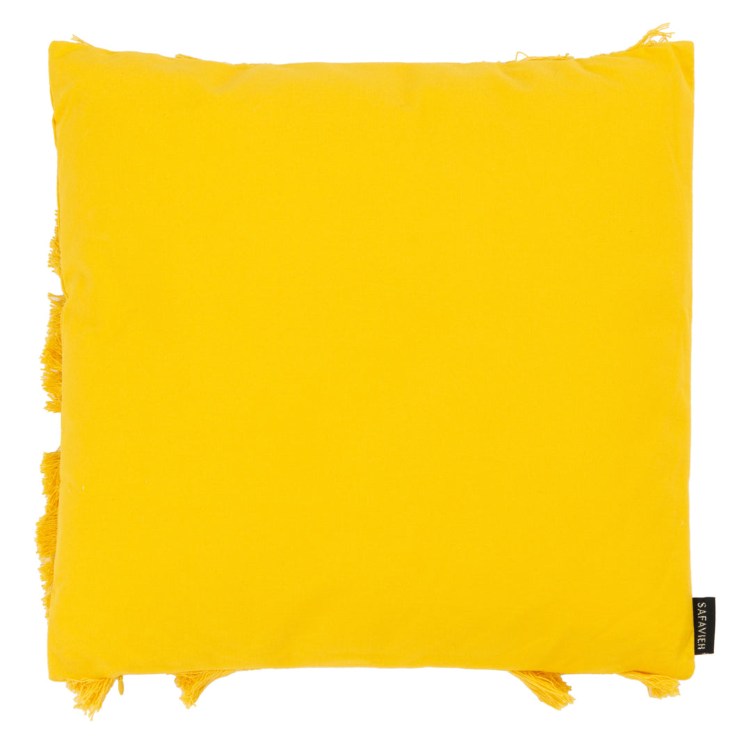 SAFAVIEH Grema Pillow Yellow Image 4