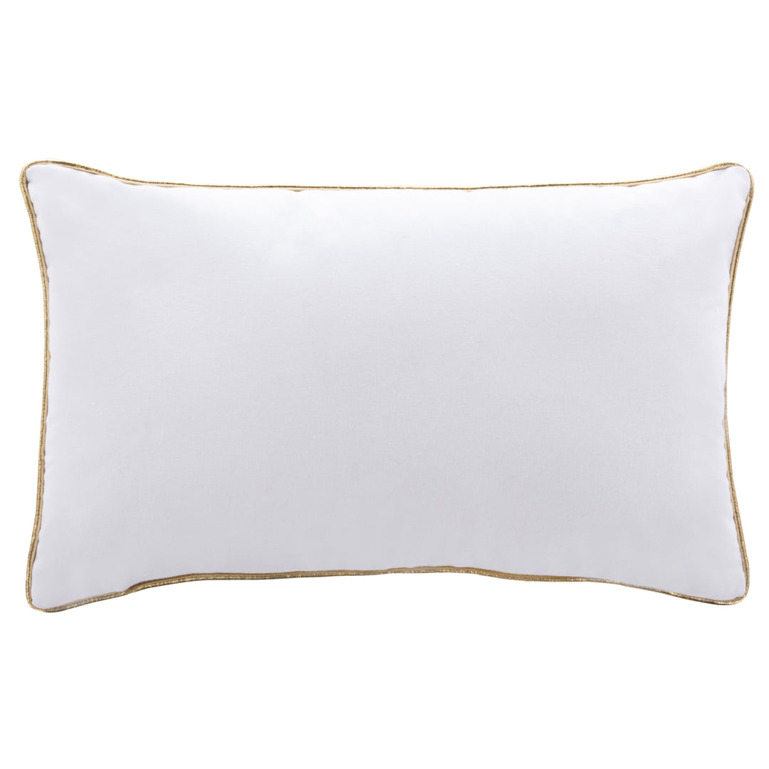 SAFAVIEH Fa La La Pillow Beige / Red Image 3