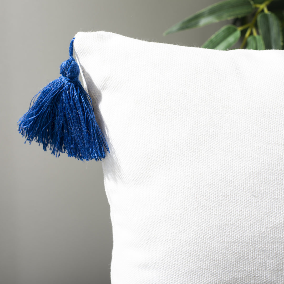 SAFAVIEH Orlanda Pillow Navy / White Image 5