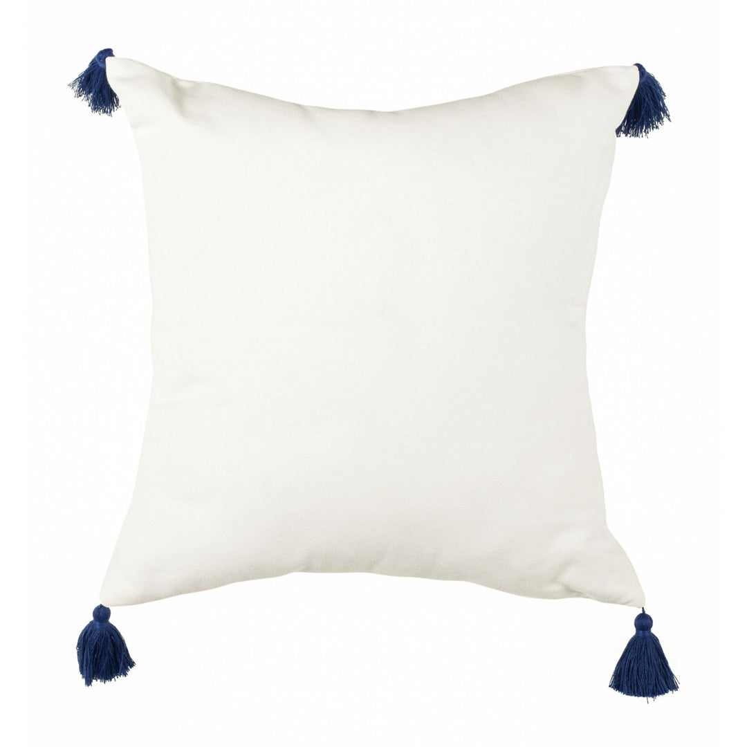 SAFAVIEH Orlanda Pillow Navy / White Image 6