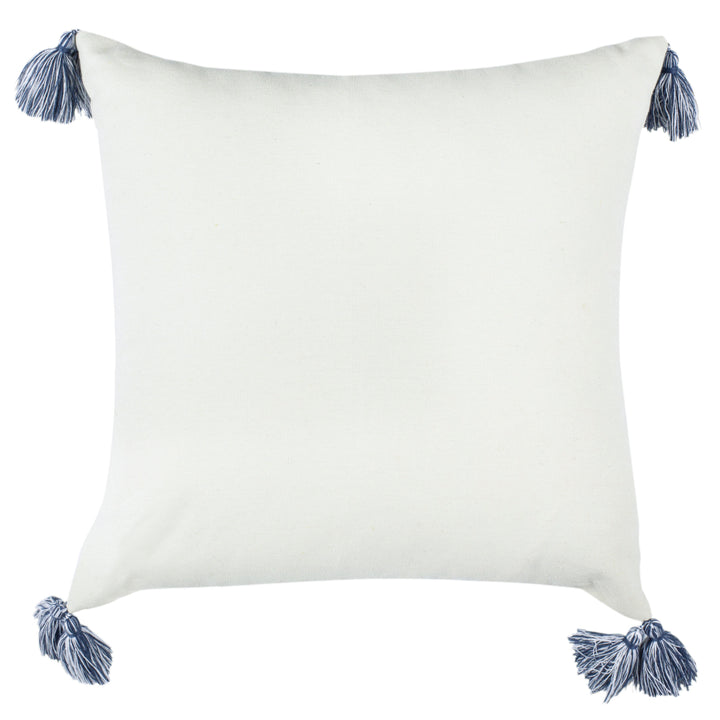 SAFAVIEH Lunette Pillow White / Blue Image 5